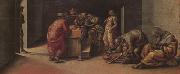 Luca Signorelli The Birth of  st John the Baptist (mk05) oil on canvas